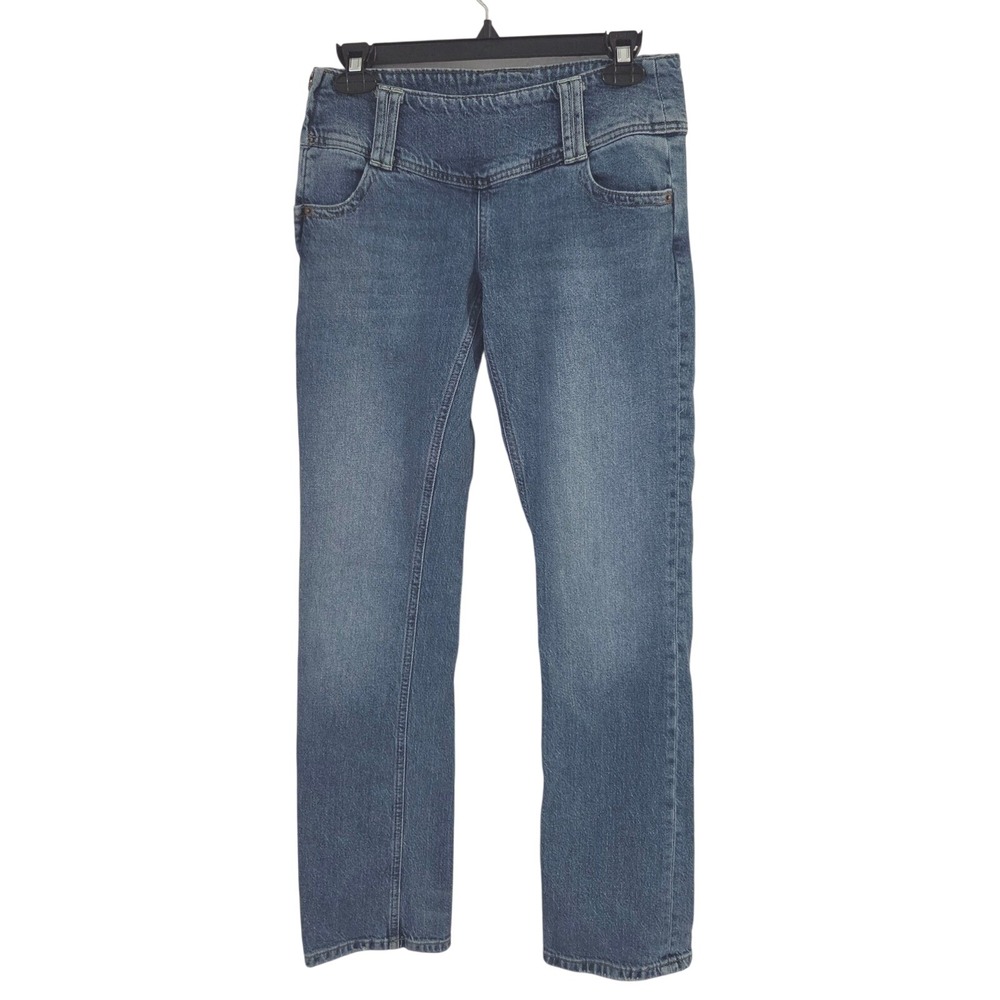 BDG Urban Outfitters Y2K Micro Bootcut Jeans Blue Medium Wash Low Rise Size 27